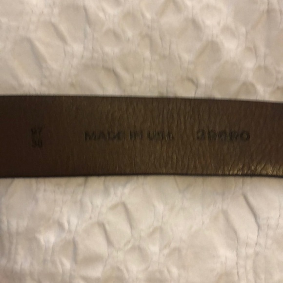 Allen Edmonds Wide Basic Dress Belt Dark Walnut Leather  Allen Edmonds Walnut belt size 38